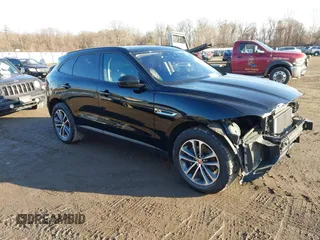 2018 Jaguar F-Pace 25t Premium z VIN SADCJ2FX1JA279629, wystawiony jako IAAI lot #41195399 z przebiegiem 74 982 mil mil oraz . Historia ofert i sprzedaży dostępna na DreamBid. Obrazek 1.