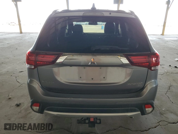 2017 Mitsubishi Outlander SE with VIN JA4AD3A35HZ062837, listed as a Copart auction lot 54755665 with 109,985 mi miles and Salvage title. Bid and sale history available at DreamBid. Image 6.