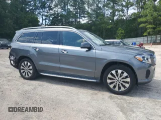 2017 Mercedes-Benz GLS 450 with VIN 4JGDF6EE0HA961612, listed as a Copart auction lot 62366834 with 95,465 mi miles and Salvage Title. Bid and sale history available at DreamBid. Image 4.