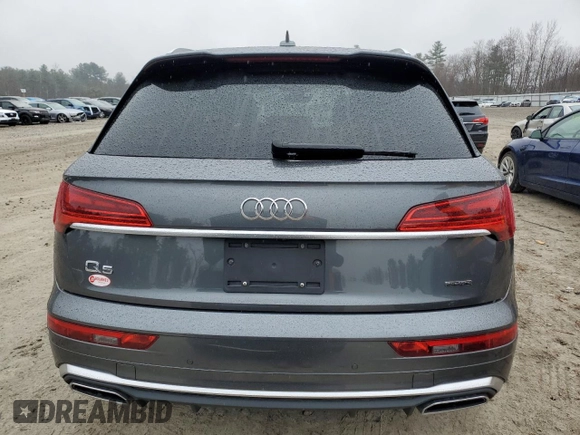 2021 Audi Q5 Premium Plus with VIN WA1E2AFY2M2125640, listed as a Copart auction lot 85183034 with 64,290 mi miles and Salvage Title. Bid and sale history available at carsss.com. Image 6.