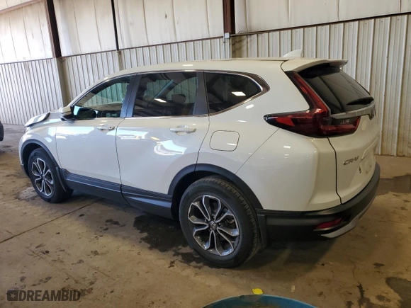 2021 Honda CR-V EX-L with VIN 2HKRW2H83MH666466, listed as a Copart auction lot 52159755 with 45,694 mi miles and Salvage Title. Bid and sale history available at carsss.com. Image 2.