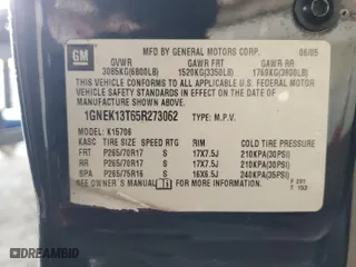 2005 Chevrolet Tahoe Z71 with VIN 1GNEK13T65R273062, listed as a Copart auction lot 81845244 with 193,207 mi miles and Salvage Title. Bid and sale history available at carsss.com. Image 14.