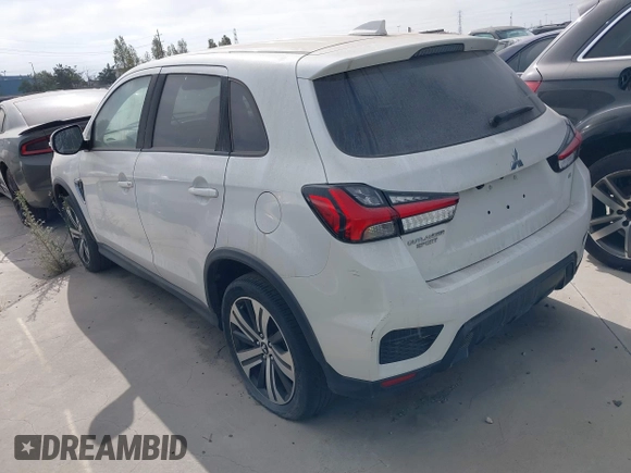 2021 Mitsubishi Outlander Sport SE with VIN JA4APVAU5MU015892, listed as a IAAI auction lot 35465610 with 85,472 mi miles. Bid and sale history available at carsss.com. Image 3.