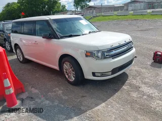 2013 Ford Flex SEL z VIN 2FMGK5C88DBD35286, wystawiony jako IAAI lot #42244212 z przebiegiem 189 445 mil mil oraz . Historia ofert i sprzedaży dostępna na DreamBid. Obrazek 1.