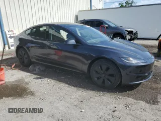 2024 Tesla Model 3 with VIN 5YJ3E1EA8RF868400, listed as a Copart auction lot 51835605 with 2,583 mi miles and Salvage Title. Bid and sale history available at carsss.com. Image 4.