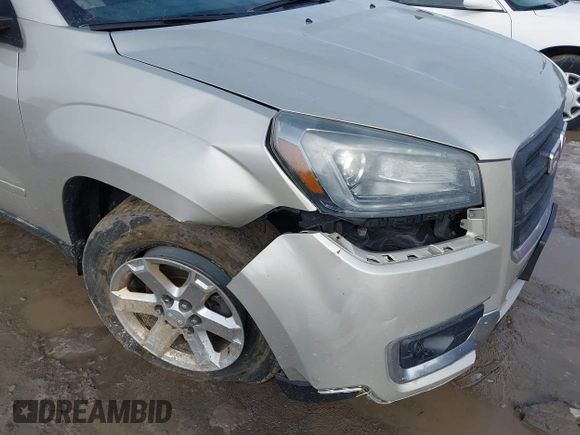2014 GMC Acadia SLE with VIN 1GKKRPKDXEJ275808, listed as a IAAI auction lot 41615251 with 158,858 mi miles. Bid and sale history available at carsss.com. Image 6.