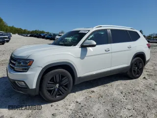 2018 Volkswagen Atlas SEL with VIN 1V2MR2CA4JC579242, listed as a Copart auction lot 56152485 with 97,362 mi miles and Salvage title. Bid and sale history available at DreamBid. Image 1.