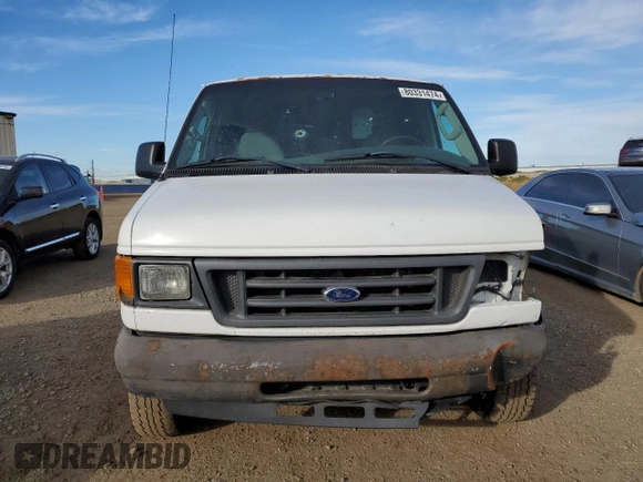 2007 Ford Econoline Cargo Commercial with VIN 1FTNE14W87DA47145, listed as a Copart auction lot 80331474 with 156,822 mi miles and Salvage Title. Bid and sale history available at DreamBid. Image 5.