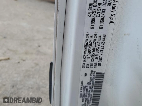 2016 Ram ProMaster City Cargo Tradesman with VIN ZFBERFAT2G6B20614, listed as a Copart auction lot 51107825 with 240,493 mi miles and Clean title. Bid and sale history available at DreamBid. Image 13.