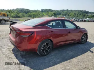 2025 Nissan Sentra SV z VIN 3N1AB8CV5SY270759, wystawiony jako Copart lot #58352675 z przebiegiem 4333 mil mil oraz Szkoda całkowita • Salvage title. Historia ofert i sprzedaży dostępna na DreamBid. Obrazek 3.