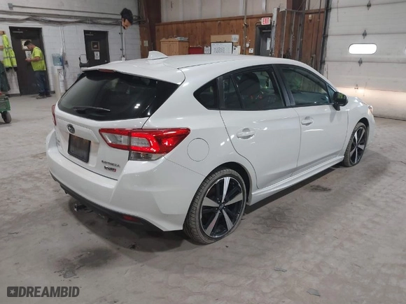 2019 Subaru Impreza Sport with VIN 4S3GTAM69K3740125, listed as a IAAI auction lot 41766225 with 78,122 mi miles. Bid and sale history available at carsss.com. Image 4.