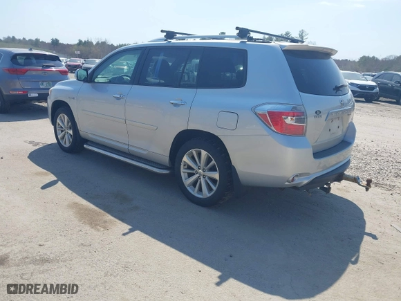 2009 Toyota Highlander Hybrid Limited with VIN JTEEW44A392029925, listed as a IAAI auction lot 42119461 with 183,119 mi miles. Bid and sale history available at carsss.com. Image 3.