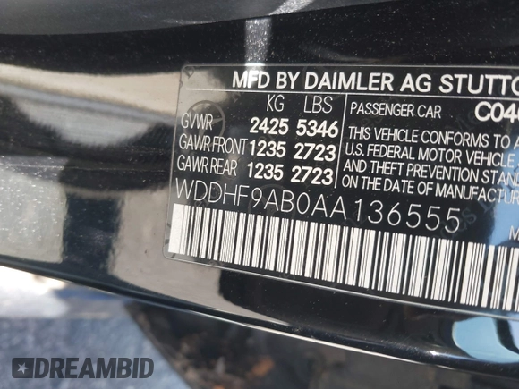 2010 Mercedes-Benz E 550 Luxury с VIN WDDHF9AB0AA136555, выставлен на аукционе IAAI как лот 42069576 с пробегом 129 775 миль миль и . История ставок и продаж доступна на DreamBid. Изображение 9.