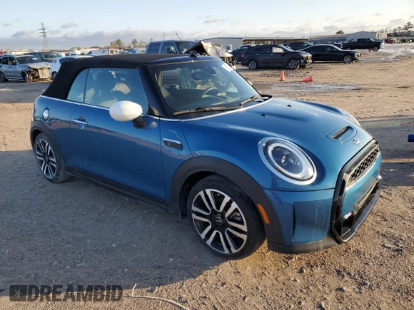 2023 MINI Convertible Cooper S z VIN WMW43DL00P3P78560, wystawiony jako Copart lot #85902444 z przebiegiem Nie podano mil oraz Nie do naprawy • Non repairable. Historia ofert i sprzedaży dostępna na DreamBid. Obrazek 4.