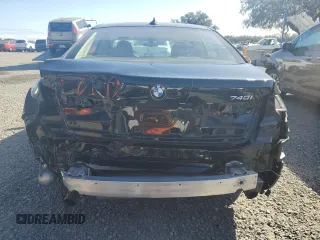 2018 BMW 7 Series 740i with VIN WBA7E2C53JG743115, listed as a Copart auction lot 73362103 with 57,789 mi miles. Bid and sale history available at carsss.com. Image 6.