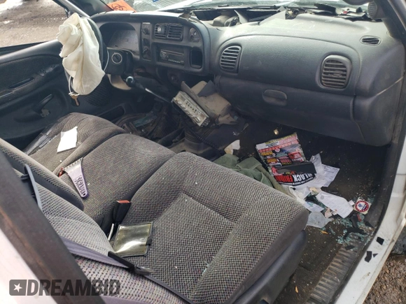 1999 Dodge Ram 3500 with VIN 1B7MF336XXJ546066, listed as a Copart auction lot 45371495 with 0 mi miles and Salvage Title. Bid and sale history available at carsss.com. Image 8.