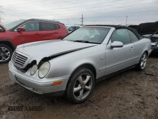 1999 Mercedes-Benz CLK with VIN WDBLK65G4XT003846, listed as a Copart auction lot 47473455 with Not Provided miles and Salvage Title. Bid and sale history available at carsss.com. Image 1.