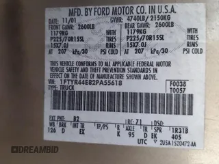 2002 Ford Ranger XLT Appearance with VIN 1FTYR44E82PA55618, listed as a Copart auction lot 81769754 with 121,285 mi miles and Salvage Title. Bid and sale history available at carsss.com. Image 12.