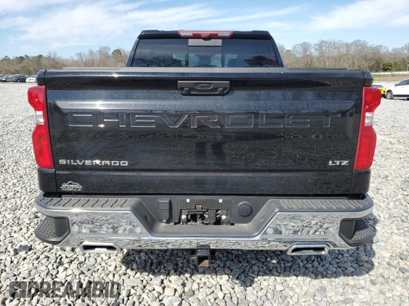 2024 Chevrolet Silverado 1500 LTZ with VIN 1GCUDGE85RZ228064, listed as a Copart auction lot 46575495 with 15,848 mi miles and Salvage Title. Bid and sale history available at DreamBid. Image 6.