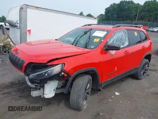 2021 Jeep Cherokee Latitude Lux with VIN 1C4PJMMX0MD156726, listed as a IAAI auction lot 42511843 with 32,353 mi miles and . Bid and sale history available at DreamBid. Image 2.