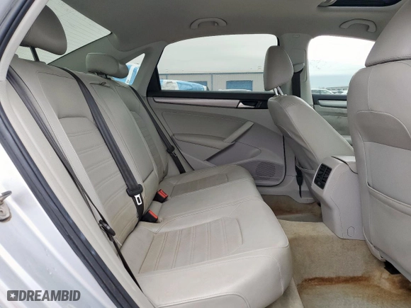 2015 Volkswagen Passat 1.8T SE w/Sunroof & Nav with VIN 1VWBT7A32FC048055, listed as a Copart auction lot 51854075 with 130,743 mi miles and Salvage Title. Bid and sale history available at carsss.com. Image 10.