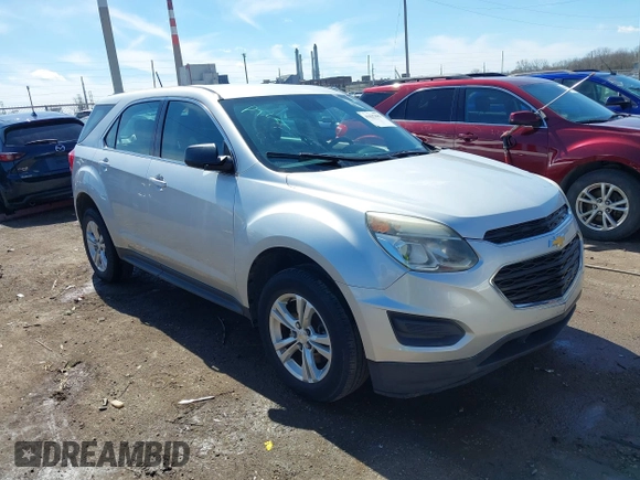 2016 Chevrolet Equinox LS with VIN 2GNALBEK3G1129311, listed as a IAAI auction lot 41847885 with 174,385 mi miles and . Bid and sale history available at carsss.com. Image 1.