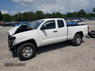 2022 Toyota Tacoma SR с VIN 3TYRX5GN4NT046151, выставлен на аукционе Copart как лот 61545995 с пробегом 62 472 миль миль и Списание • Salvage title. История ставок и продаж доступна на DreamBid. Изображение 1.