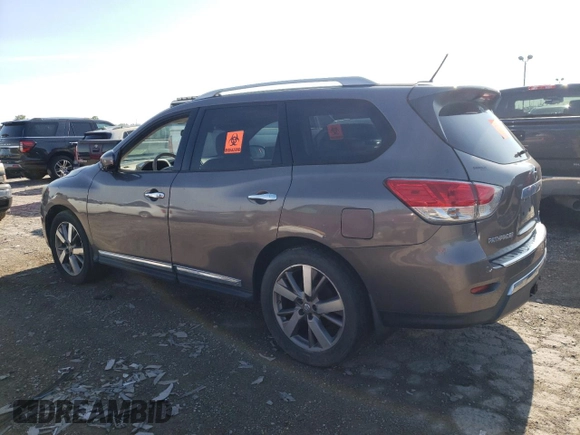 2014 Nissan Pathfinder Platinum с VIN 5N1AR2MN9EC730146, выставлен на аукционе Copart как лот 61604755 с пробегом 119 023 миль миль и Чистый • Clean title. История ставок и продаж доступна на DreamBid. Изображение 2.