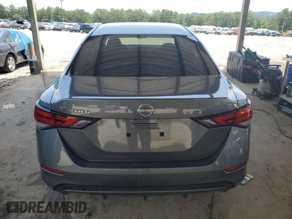 2024 Nissan Sentra S with VIN 3N1AB8BV8RY207327, listed as a Copart auction lot 62074185 with 25,782 mi miles and Salvage title. Bid and sale history available at DreamBid. Image 6.
