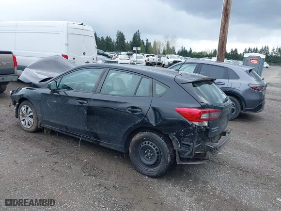 2020 Subaru Impreza with VIN 4S3GTAB69L3705816, listed as a IAAI auction lot 41929164 with 56,908 mi miles. Bid and sale history available at carsss.com. Image 3.