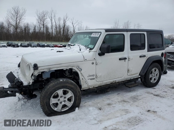 2020 Jeep Wrangler Unlimited Willys with VIN 1C4HJXDN3LW226422, listed as a Copart auction lot 52648335 with 103,097 mi miles and Salvage title. Bid and sale history available at DreamBid. Image 1.