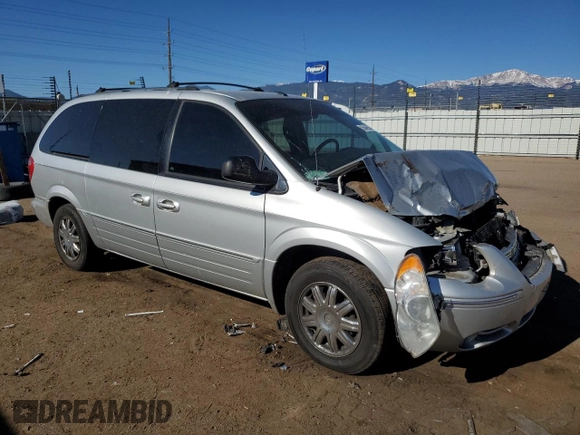 2007 Chrysler Town & Country Limited with VIN 2A8GP64LX7R170800, listed as a Copart auction lot 53546555 with 102,848 mi miles and Salvage Title. Bid and sale history available at DreamBid. Image 4.