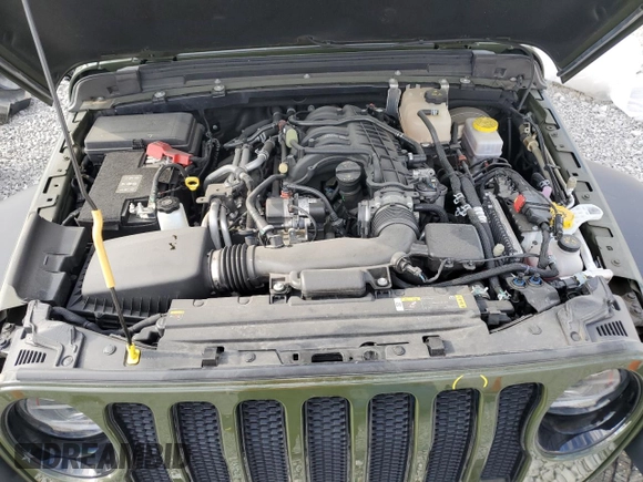2023 Jeep Wrangler Sport S with VIN 1C4HJXDG0PW629815, listed as a Copart auction lot 53826875 with 9,260 mi miles and Salvage Title. Bid and sale history available at DreamBid. Image 12.