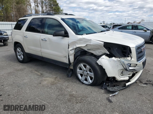 2013 GMC Acadia SLE with VIN 1GKKRPKD1DJ134866, listed as a Copart auction lot 47027825 with 206,820 mi miles and Salvage Title. Bid and sale history available at DreamBid. Image 4.