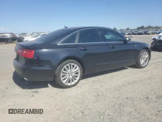 2014 Audi A6 Premium Plus with VIN WAUFGAFC3EN133615, listed as a Copart auction lot 63109325 with 111,823 mi miles and Salvage title. Bid and sale history available at DreamBid. Image 3.