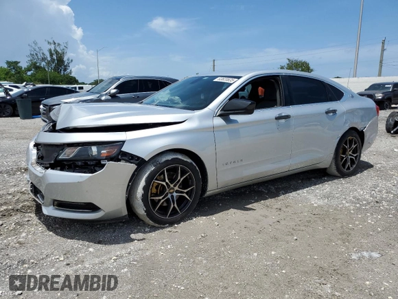 2016 Chevrolet Impala LS with VIN 2G11Z5SA9G9205466, listed as a Copart auction lot 63820635 with 87,772 mi miles and Salvage title. Bid and sale history available at DreamBid. Image 1.