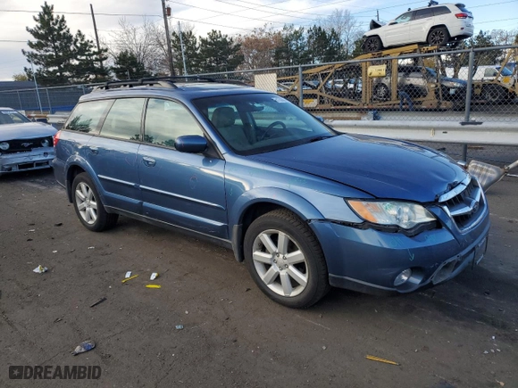 2008 Subaru Outback (Natl) Ltd with VIN 4S4BP62C587364055, listed as a Copart auction lot 81358824 with 108,500 mi miles and Salvage Title. Bid and sale history available at carsss.com. Image 4.