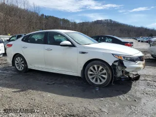 2018 Kia Optima LX with VIN 5XXGT4L30JG269084, listed as a Copart auction lot 46328535 with 138,523 mi miles and Salvage Title. Bid and sale history available at carsss.com. Image 4.