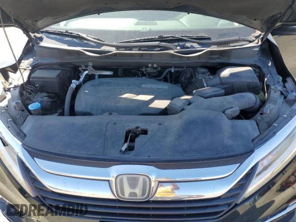 2018 Honda Odyssey Touring with VIN 5FNRL6H80JB065039, listed as a Copart auction lot 54944595 with 81,987 mi miles and Salvage Title. Bid and sale history available at carsss.com. Image 12.