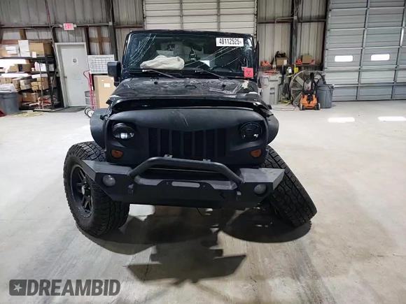 2008 Jeep Wrangler X with VIN 1J4FA24168L618711, listed as a Copart auction lot 48112525 with Not Provided miles and Salvage Title. Bid and sale history available at DreamBid. Image 11.