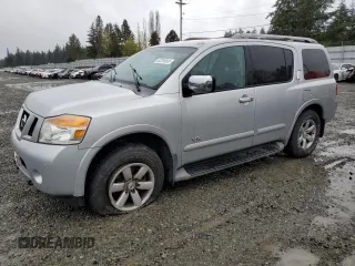 2008 Nissan Armada SE z VIN 5N1AA08C88N602607, wystawiony jako Copart lot #52255545 z przebiegiem 218 295 mil mil oraz Czysty tytuł • Clean title. Historia ofert i sprzedaży dostępna na DreamBid. Obrazek 1.