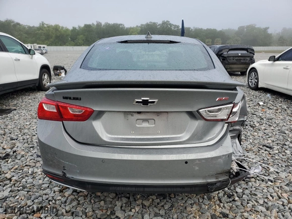 2024 Chevrolet Malibu RS with VIN 1G1ZG5ST5RF192980, listed as a Copart auction lot 50944985 with 13,962 mi miles and Salvage Title. Bid and sale history available at carsss.com. Image 6.