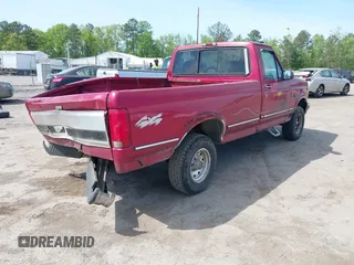 1995 Ford F-150 with VIN 1FTEF14NXSNA06099, listed as a IAAI auction lot 42102587 with Not Provided miles. Bid and sale history available at carsss.com. Image 4.