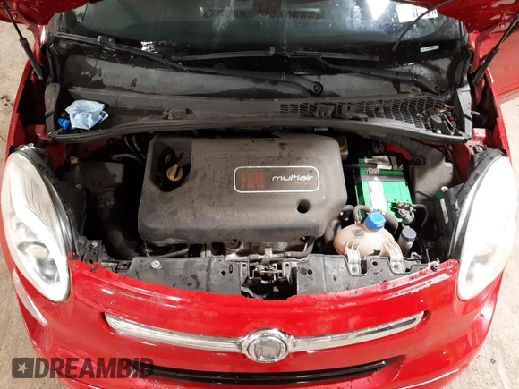 2015 FIAT 500L Easy with VIN ZFBCFABH3FZ034171, listed as a Copart auction lot 86753914 with 79,336 mi miles and Salvage title. Bid and sale history available at DreamBid. Image 11.