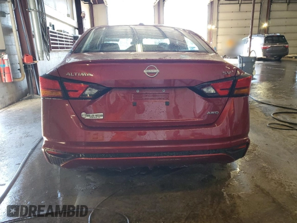 2024 Nissan Altima 2.5 SV with VIN 1N4BL4DW3RN396629, listed as a Copart auction lot 47106925 with 2,048 mi miles and Salvage Title. Bid and sale history available at carsss.com. Image 6.