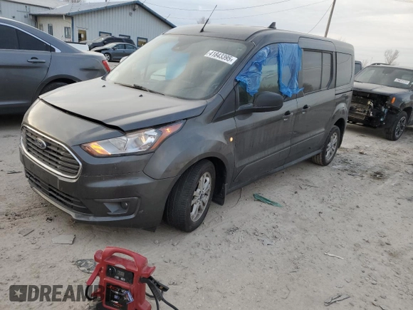 2020 Ford Transit Connect XLT with VIN NM0GE9F26L1467061, listed as a Copart auction lot 41843395 with Not provided miles and Salvage title. Bid and sale history available at DreamBid. Image 1.