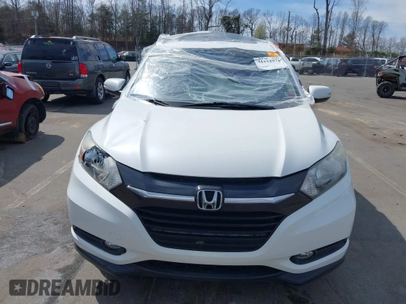 2016 Honda HR-V EX-L w/Navi with VIN 3CZRU6H75GM733050, listed as a IAAI auction lot 41832971 with 85,753 mi miles. Bid and sale history available at carsss.com. Image 12.
