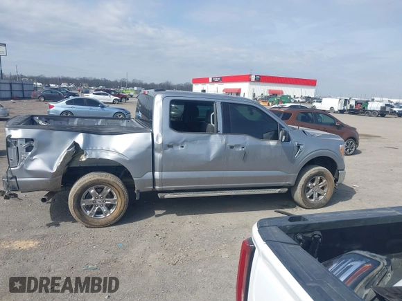 2023 Ford F-150 XL with VIN 1FTFW1E82PKF84459, listed as a IAAI auction lot 41649953 with 17,685 mi miles and . Bid and sale history available at carsss.com. Image 13.