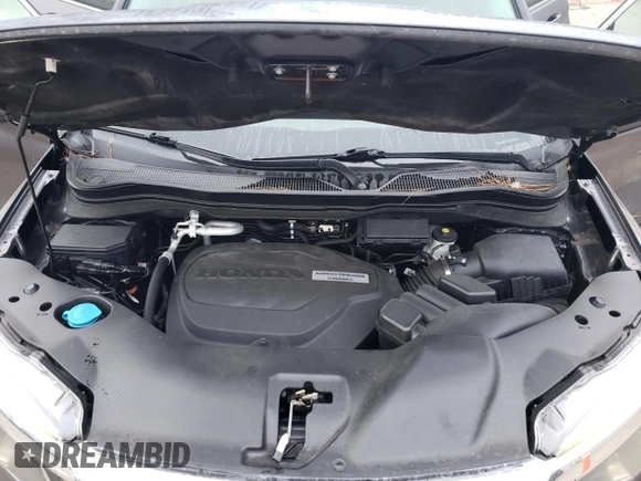 2017 Honda Pilot EX-L with VIN 5FNYF5H54HB038018, listed as a Copart auction lot 44625945 with 49,436 mi miles and Salvage Title. Bid and sale history available at carsss.com. Image 12.