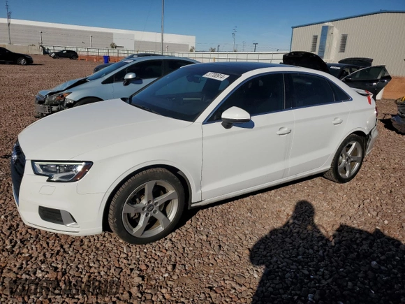 2019 Audi A3 Sedan Premium with VIN WAUAUGFF4K1010831, listed as a Copart auction lot 37700914 with 31,055 mi miles. Bid and sale history available at carsss.com. Image 1.